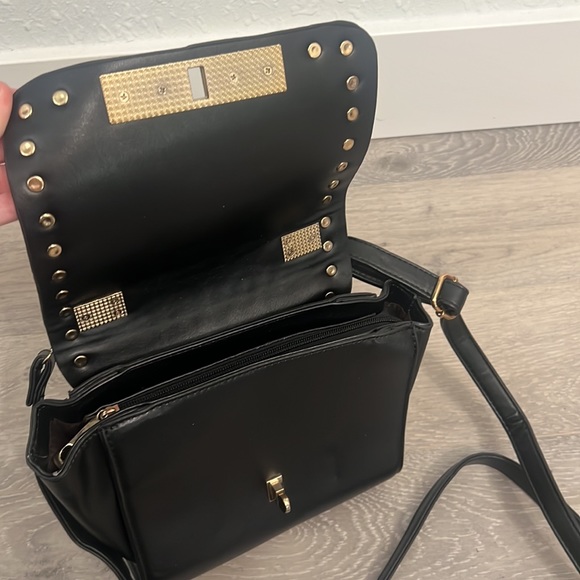 #41 Black Crossbody With Gold Studs - Picture 7 of 10
